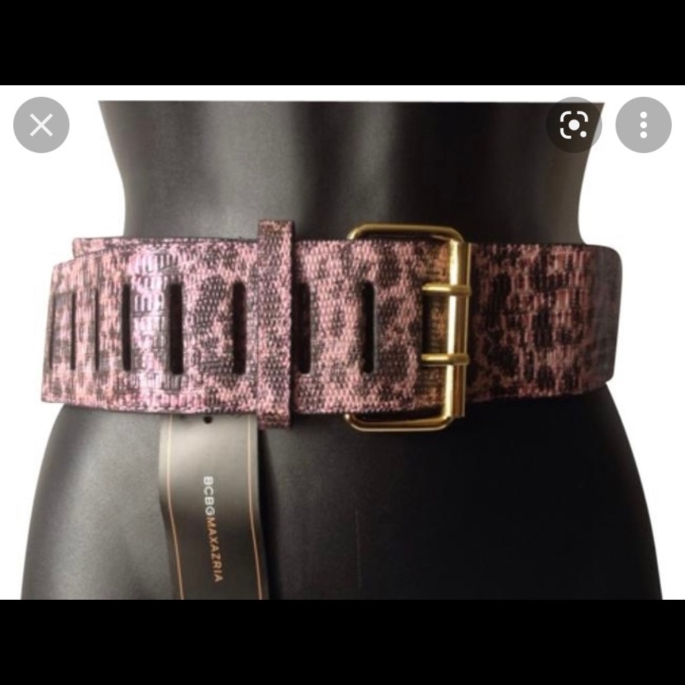 BCBG Vegan Leather Belt Size Small